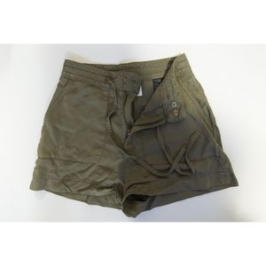 Green High Waisted Shorts